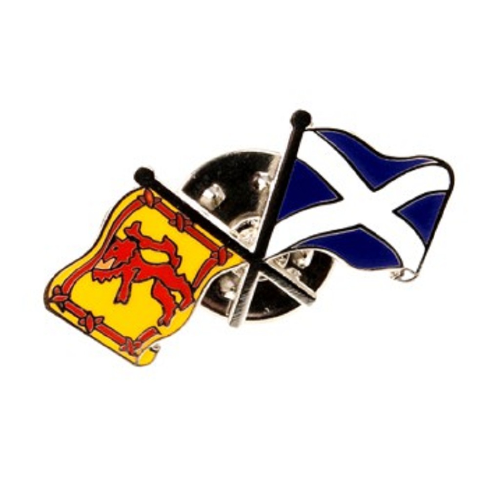 Scotland-Rampant Lion double pin badge