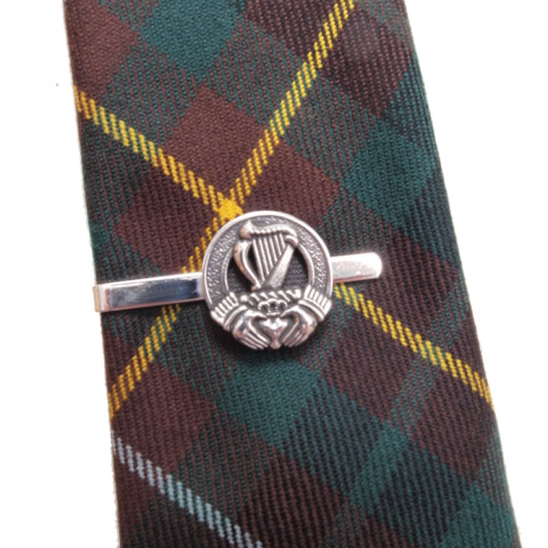 Irish Harp Tie-Clip