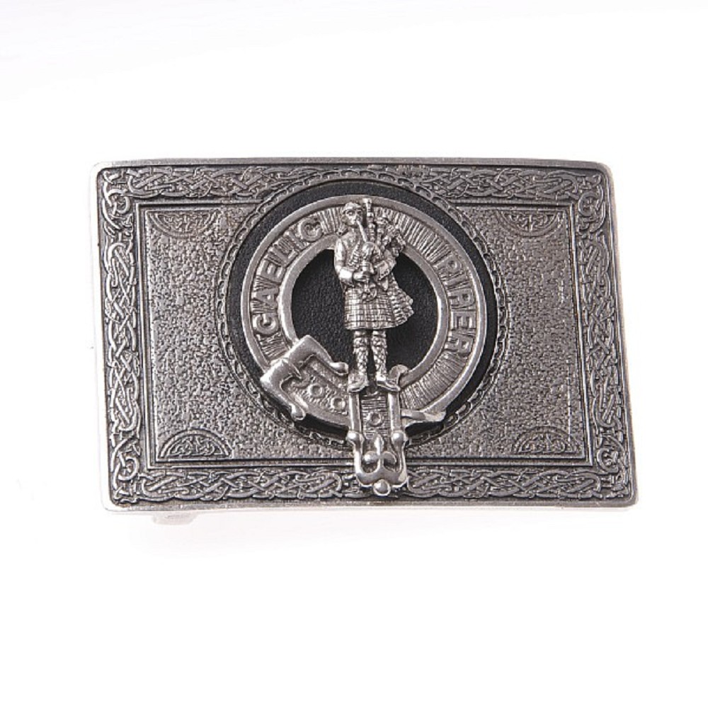 Gürtelschnalle, Piper Crest, rechteckig