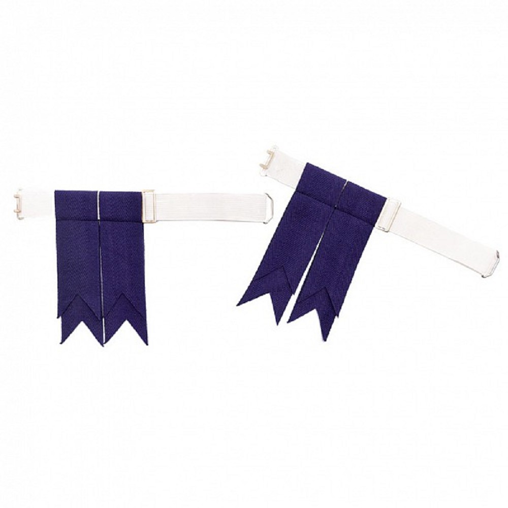 Flashes for Kilt Hose, purple