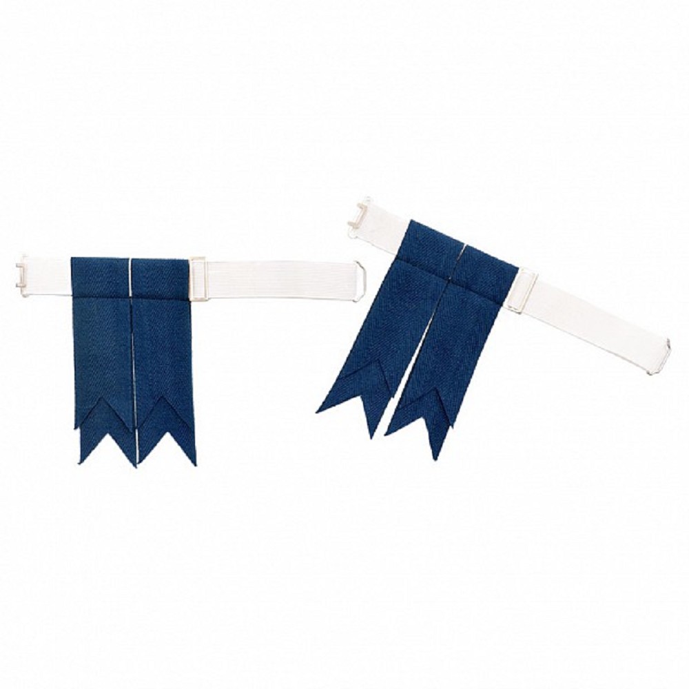 Flashes for Kilt Hose, Dark blue