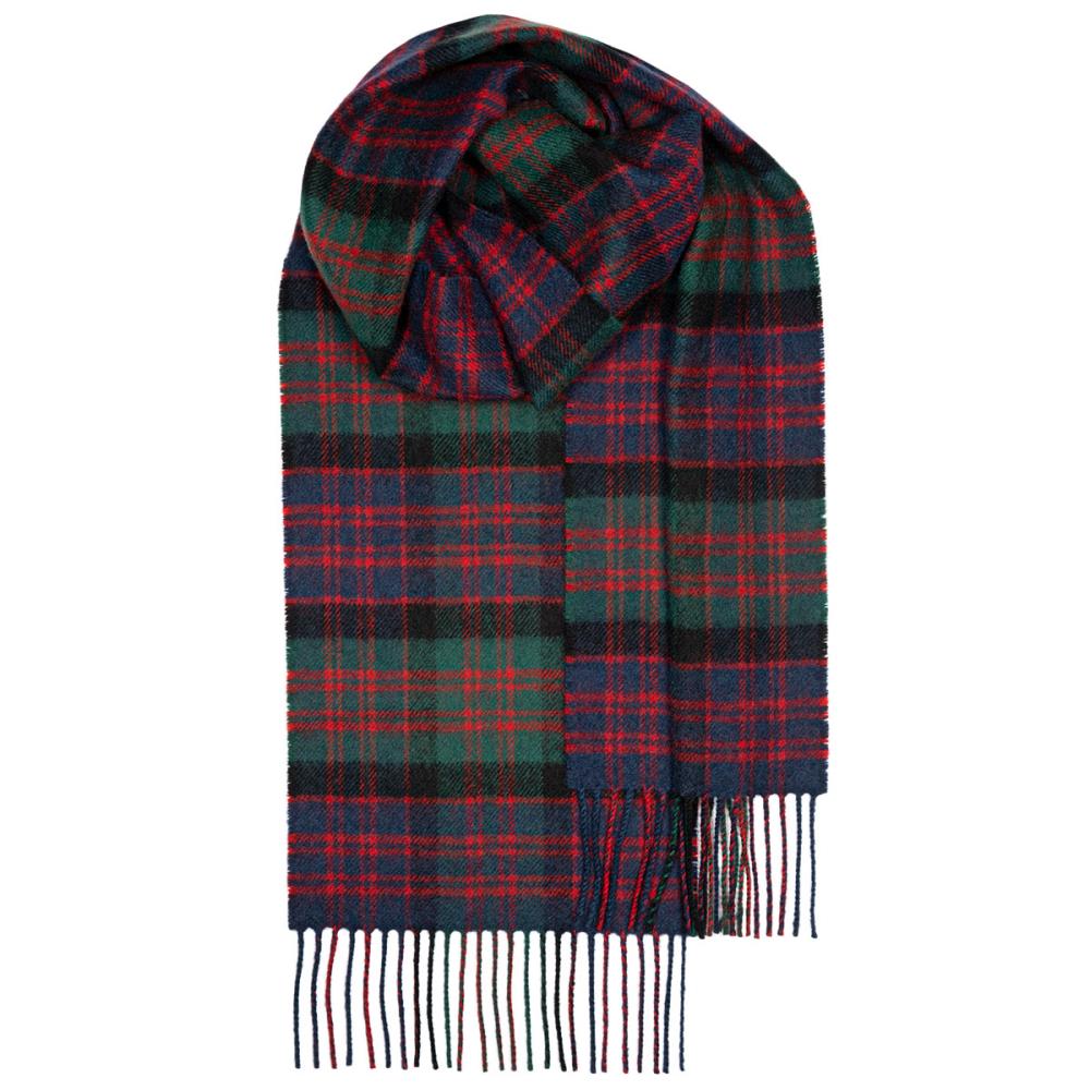 MacDonald Clan Modern Lambswool Tartan Scarf