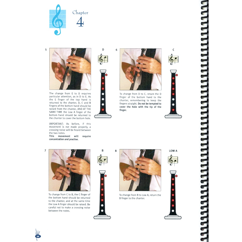 National Piping Centre Highland Bagpipe Tutor, English