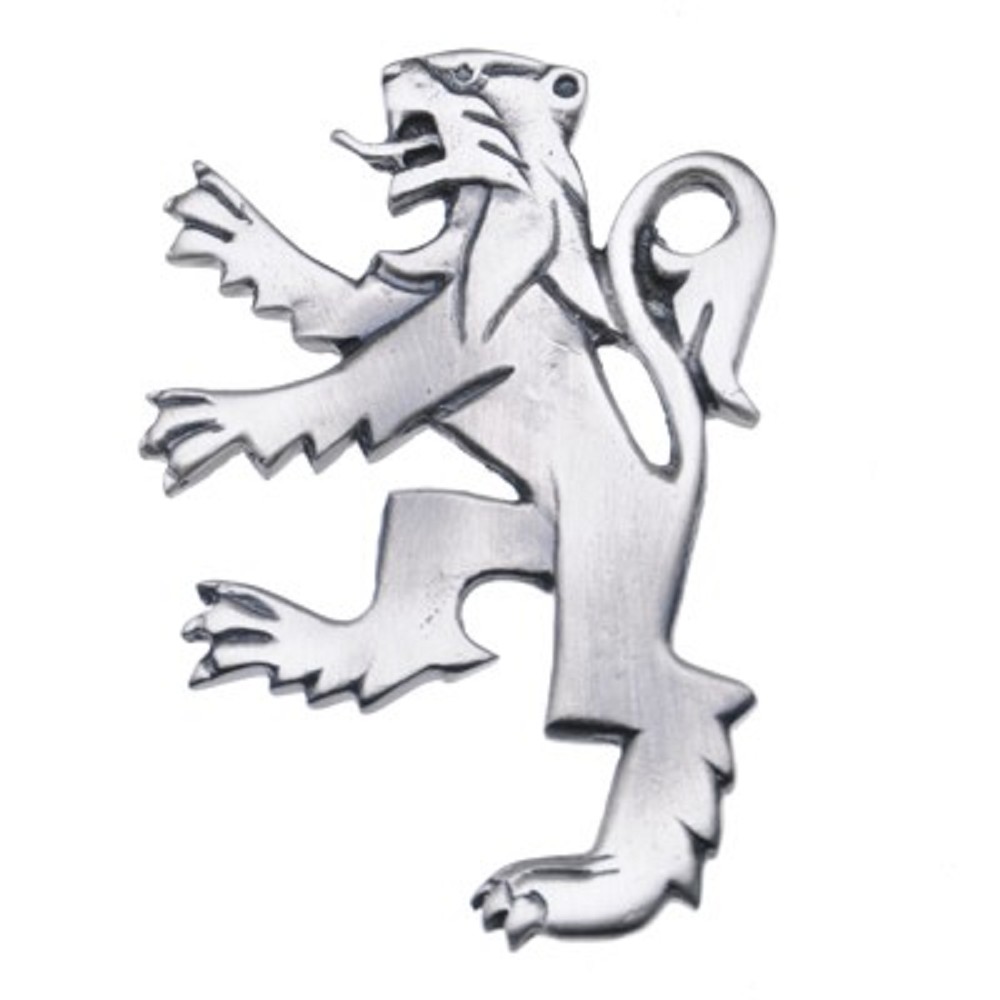Rampant Lion Kilt Pin. Antique