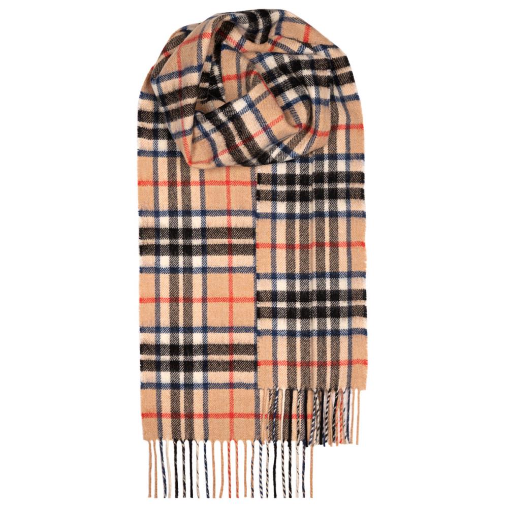 Thomson Camel écharpe en laine d'agneau