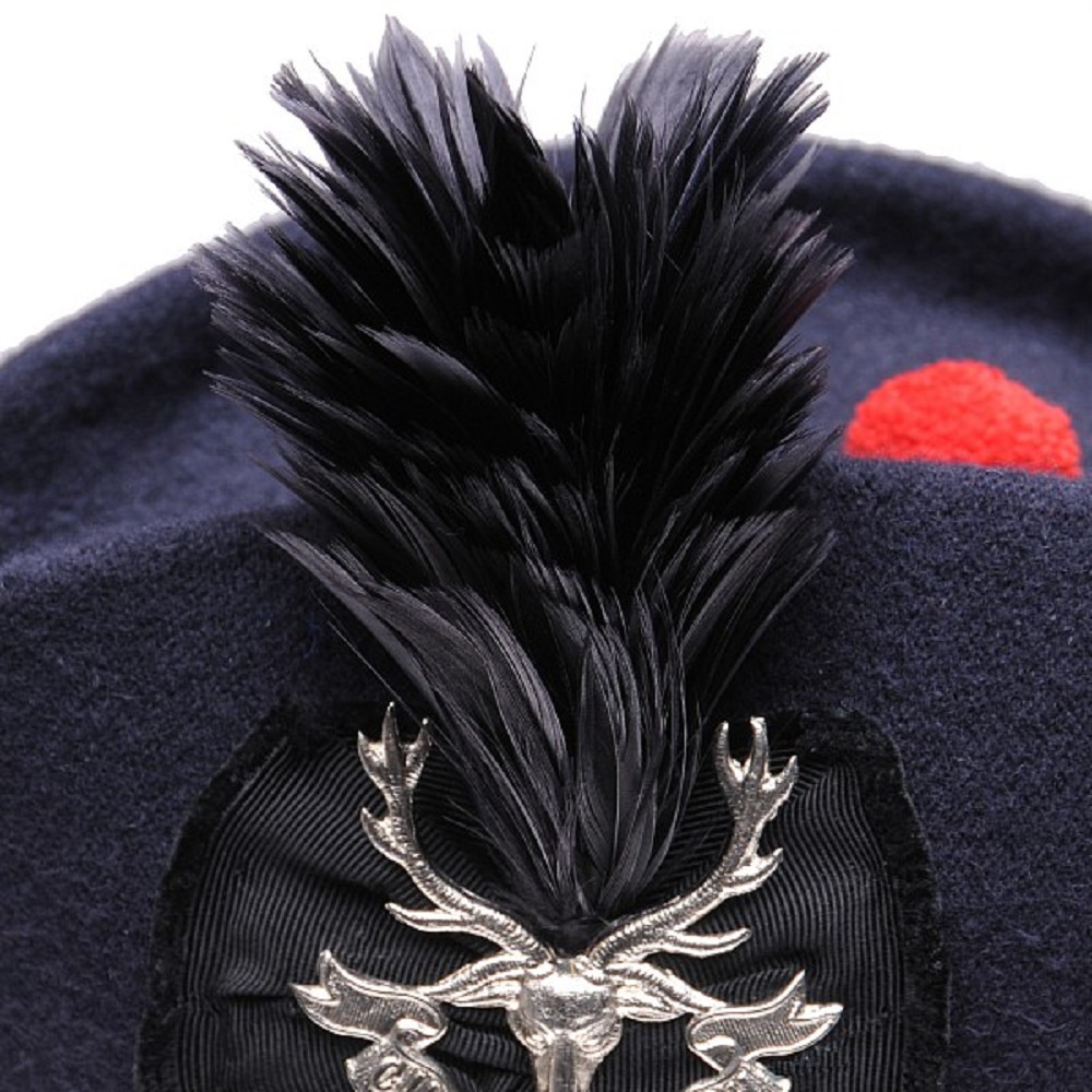 Hackle, Black. Standard size