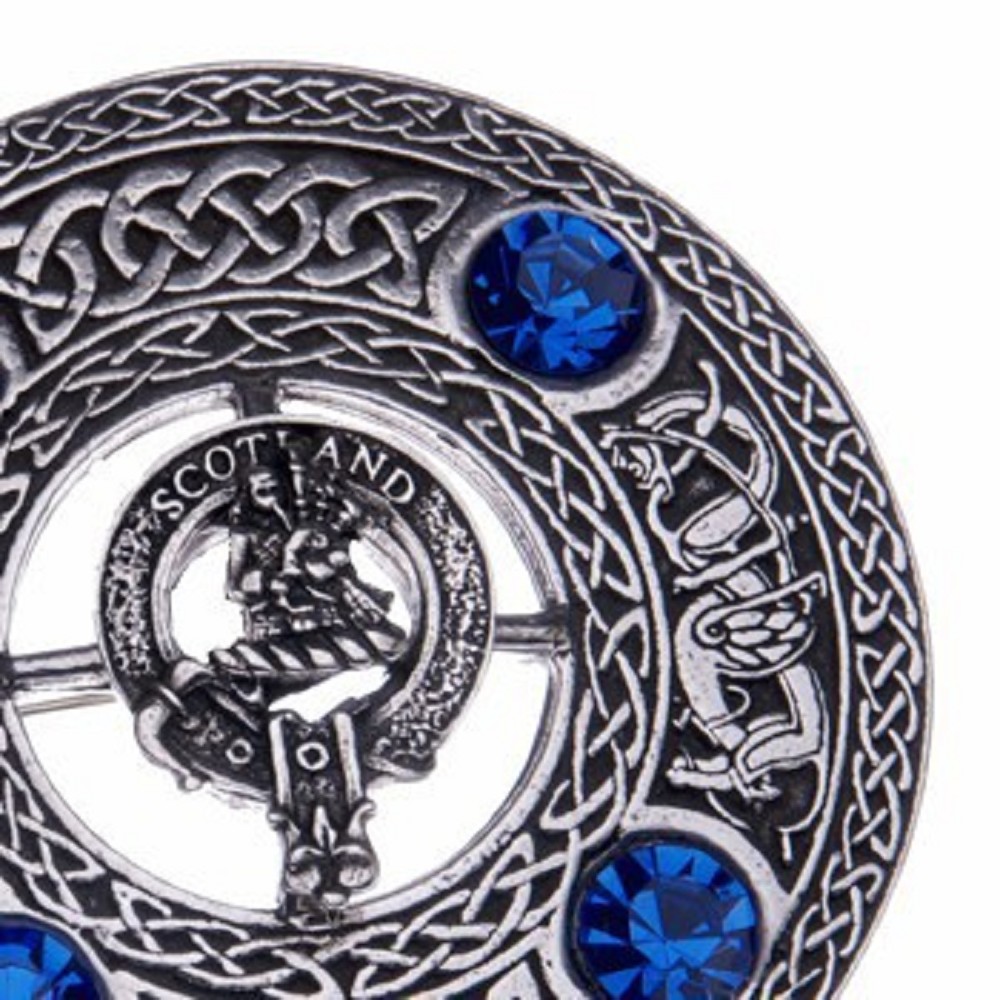 Plaid Brooch with Piper Crest