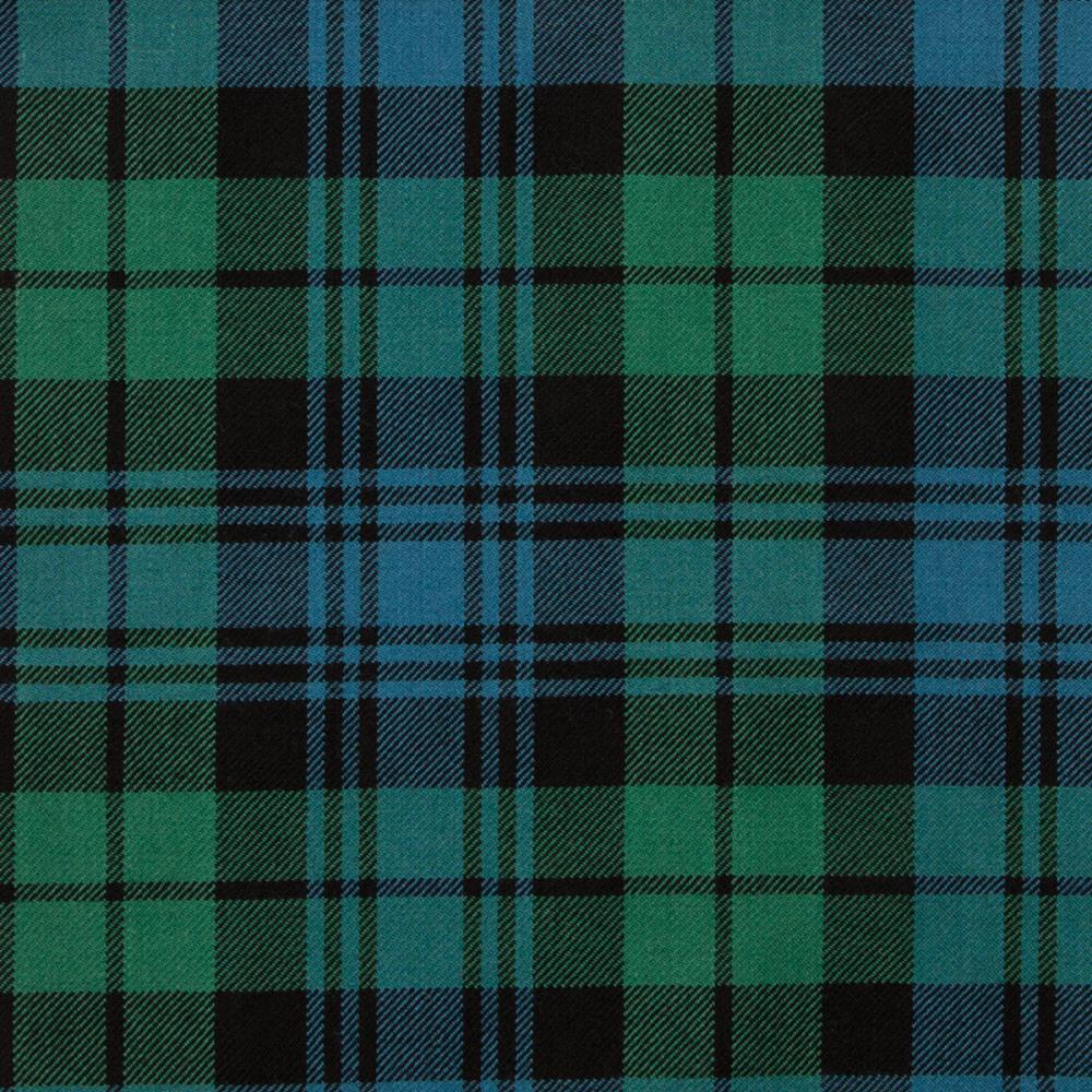 Black Watch Ancient BLW/A Mediumweight Tartan Fabric, Lochcarron of Scotland