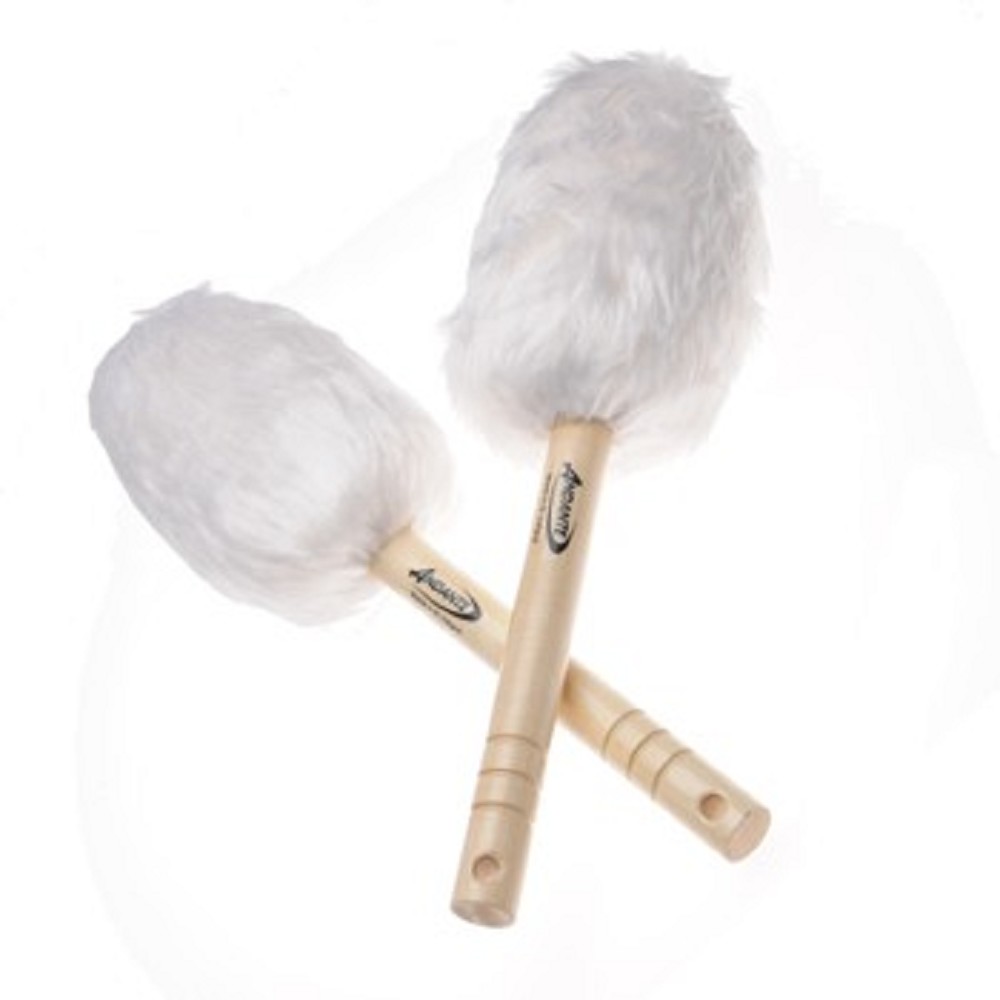 Andante Bass Mallets. White