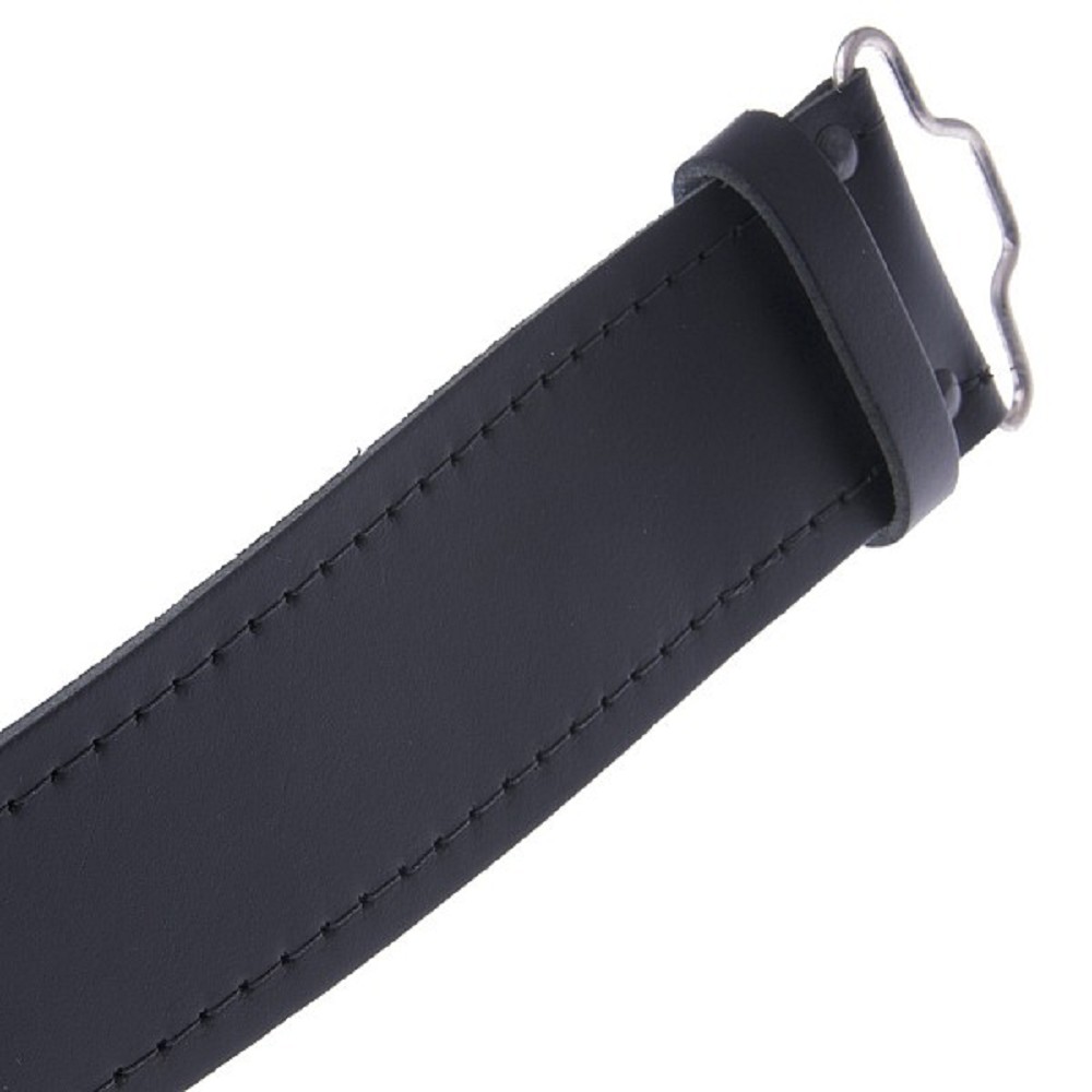 Kilt-Ledergürtel, Standard, schwarz