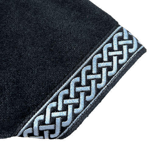 Celtic Braid, black-silver