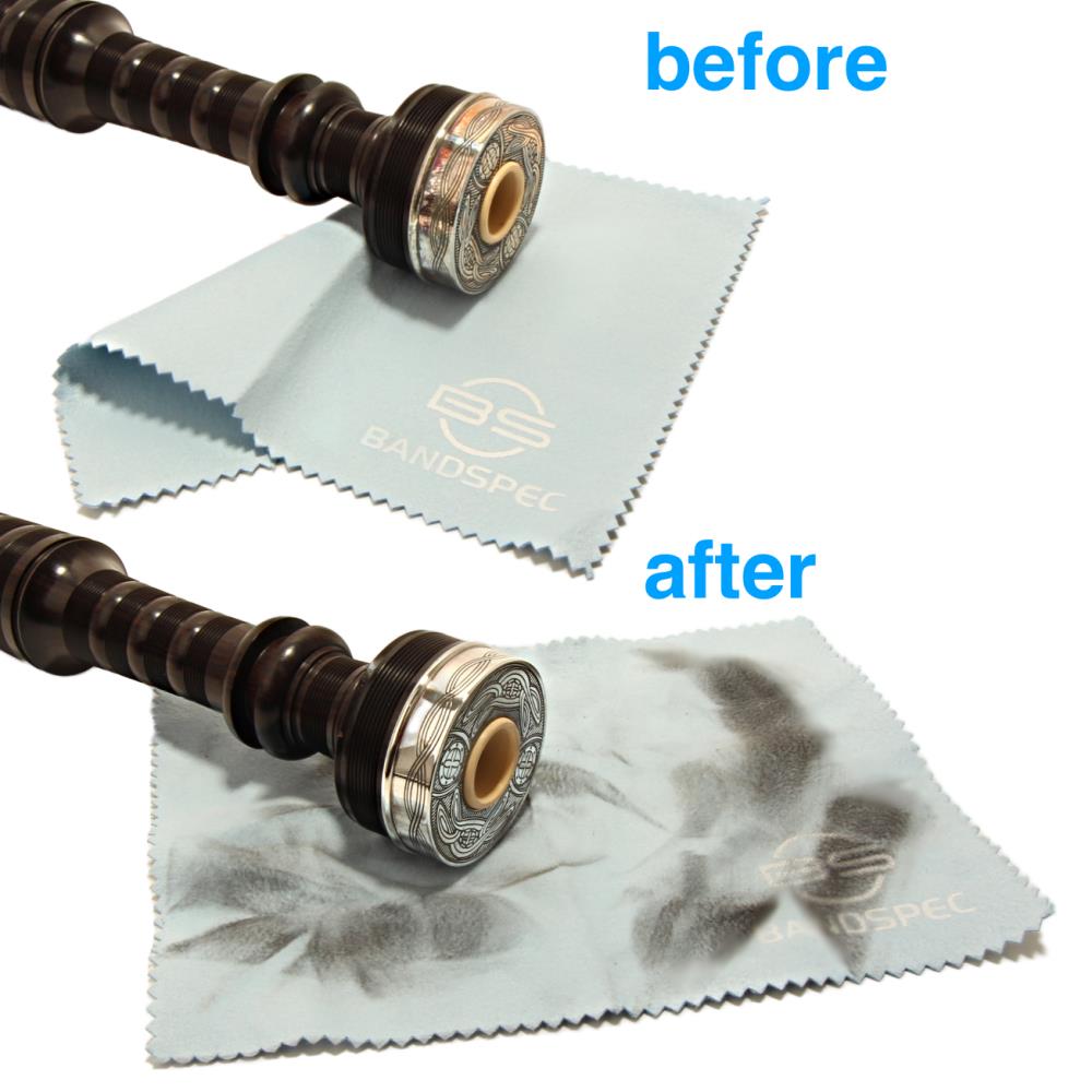 BandSpec Bagpipe Metal Polish Cloth