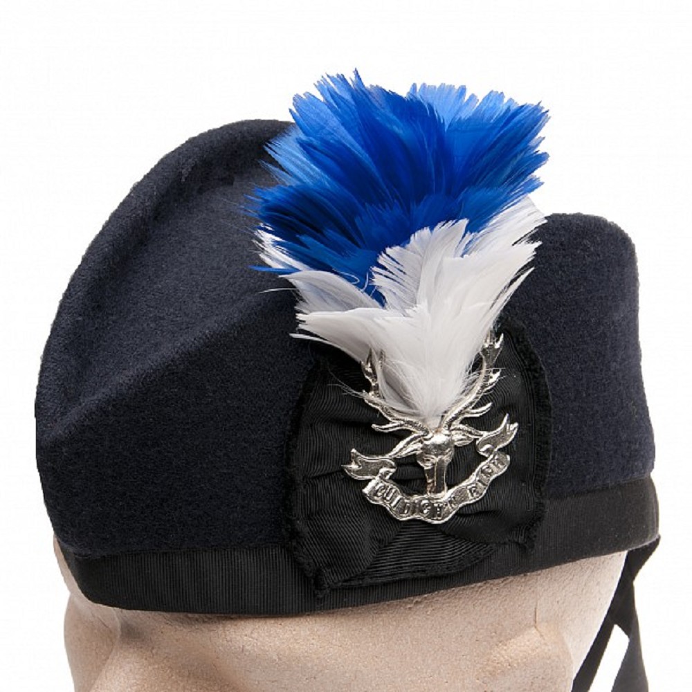 Hackle, standard size, blue-white