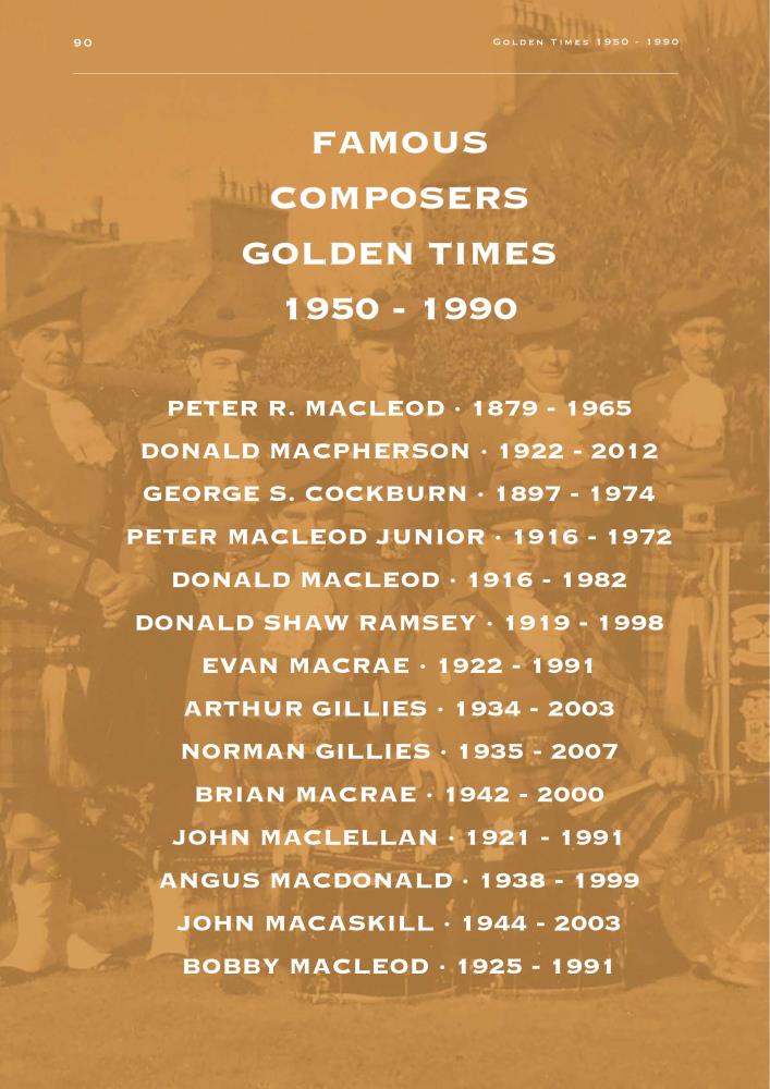 Bagpipe Tunes and Their Stories - Vol. 2 - Golden Times 1950 - 1990