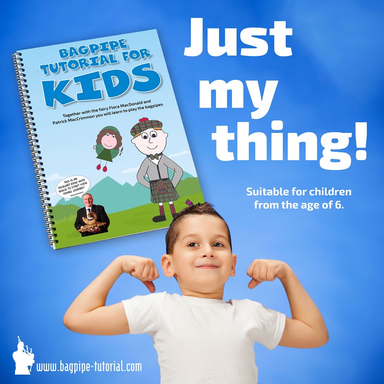 Bagpipe Beginner Set (English) for Kids 11+ yrs