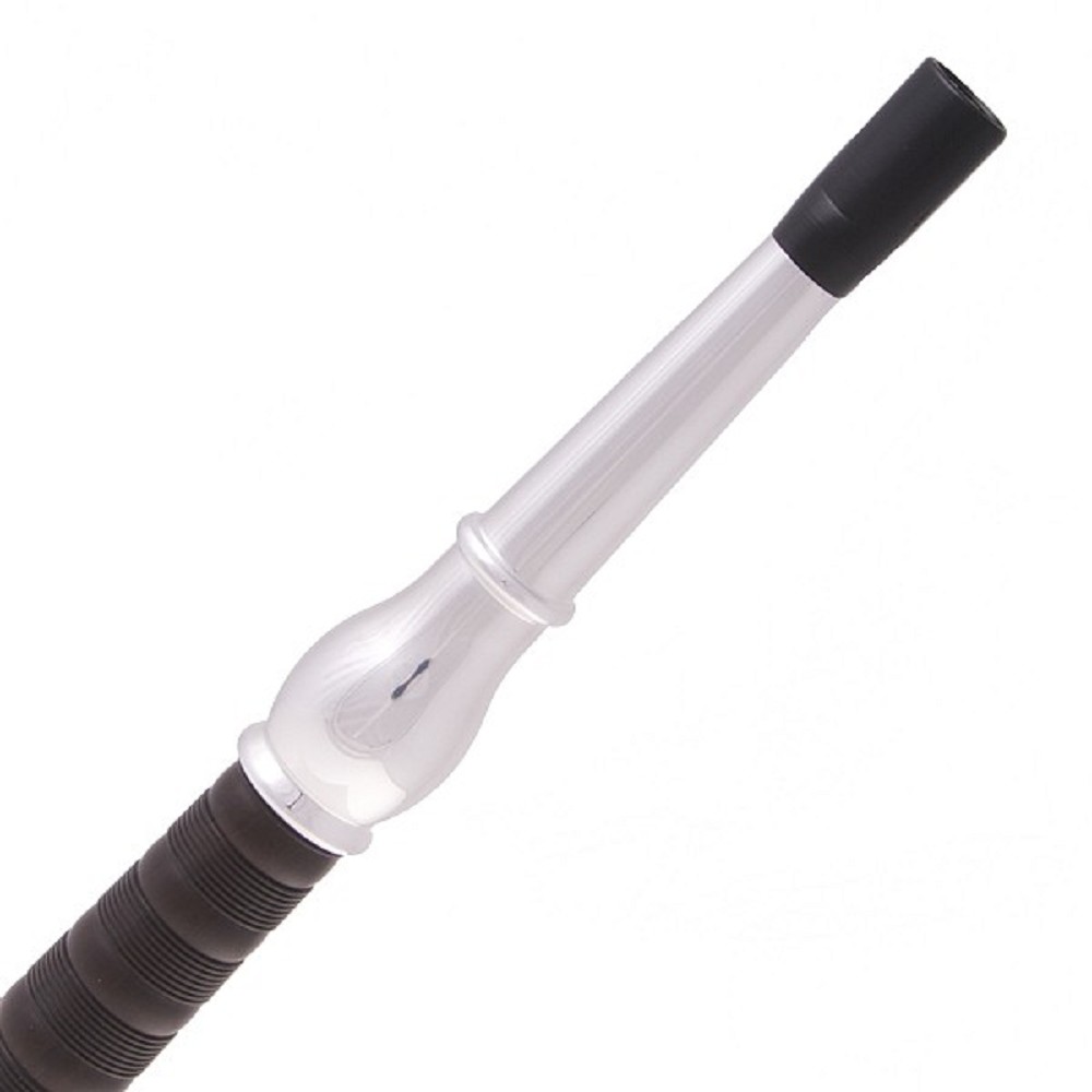 Blackwood Blowpipe.  Full Alloy Plain Oval Mouthpiece 8" - 8" (20.32cm)