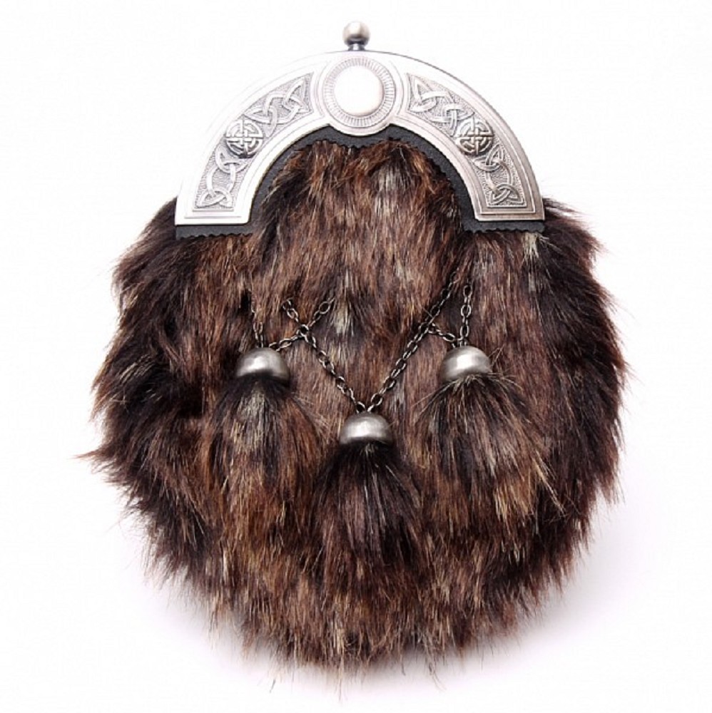 Dress Sporran Imitation Brown Bear