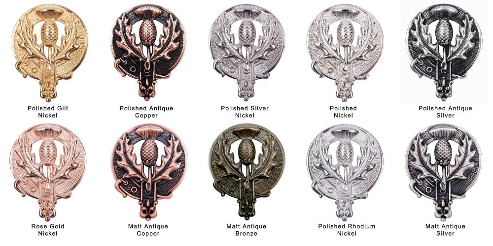 Clan Crest Cap Badge SPECIAL