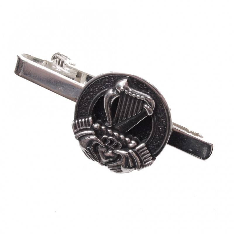 Irish Harp Tie-Clip