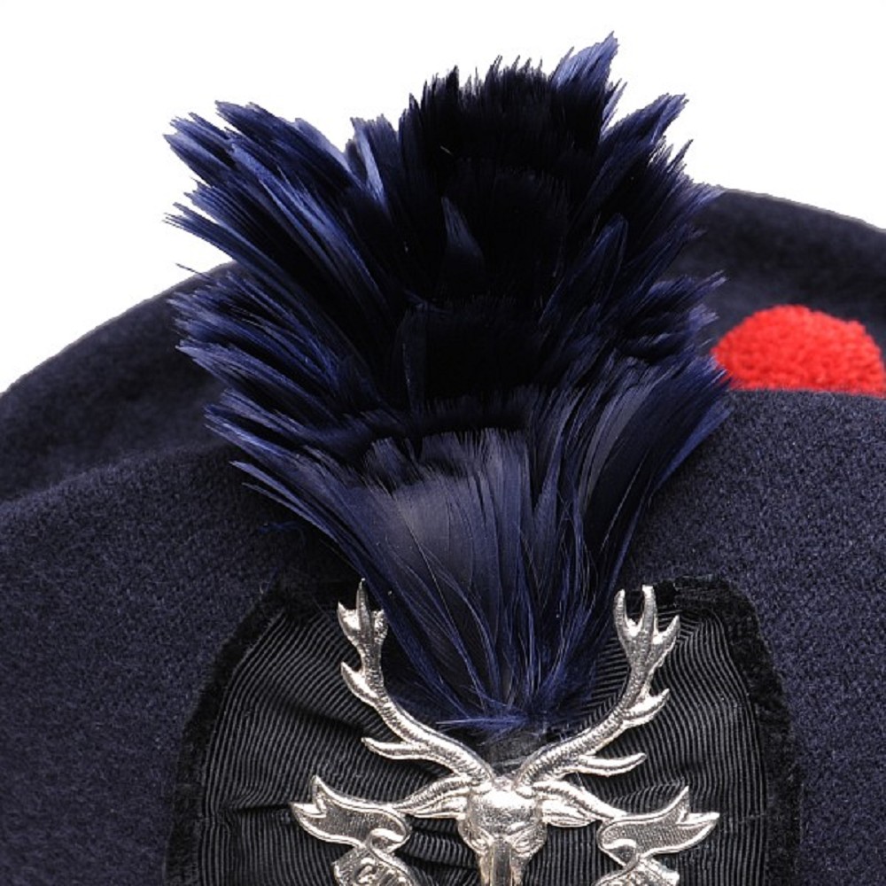 Hackle, standard size, navy blue