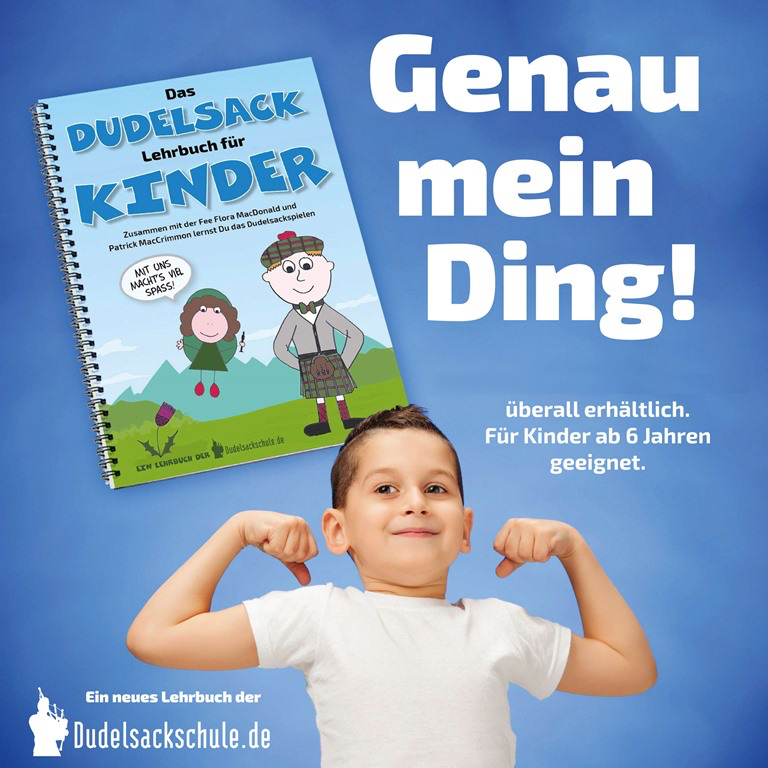 Bagpipe-Beginner-Set for Kids aged up to 11. German