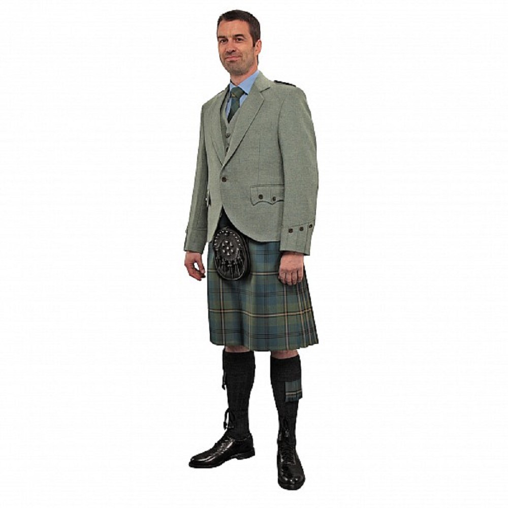 Lovat Green Tweed Argyll Jacket