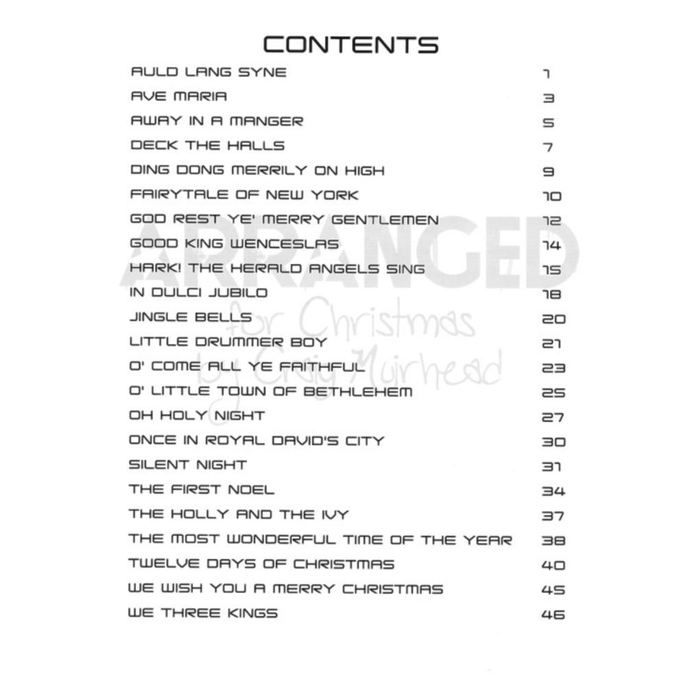 Tune Buch - Arranged CHRISTMAS