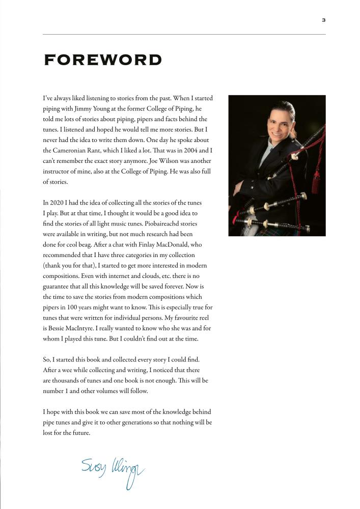Bagpipe Tunes and Their Stories - Vol. 1 -  Old Times to 1950