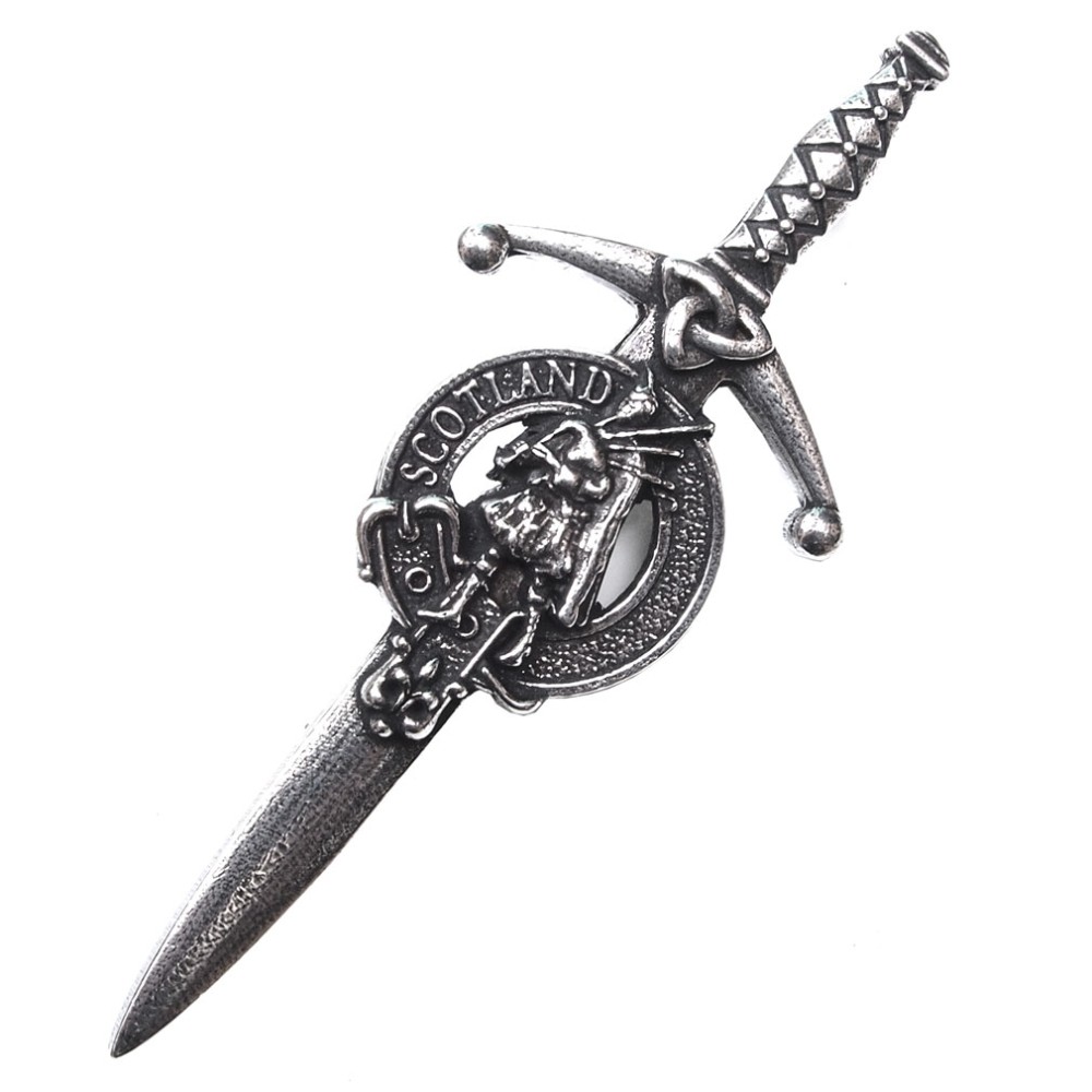 Gaelic Bagpiper Kilt Pin
