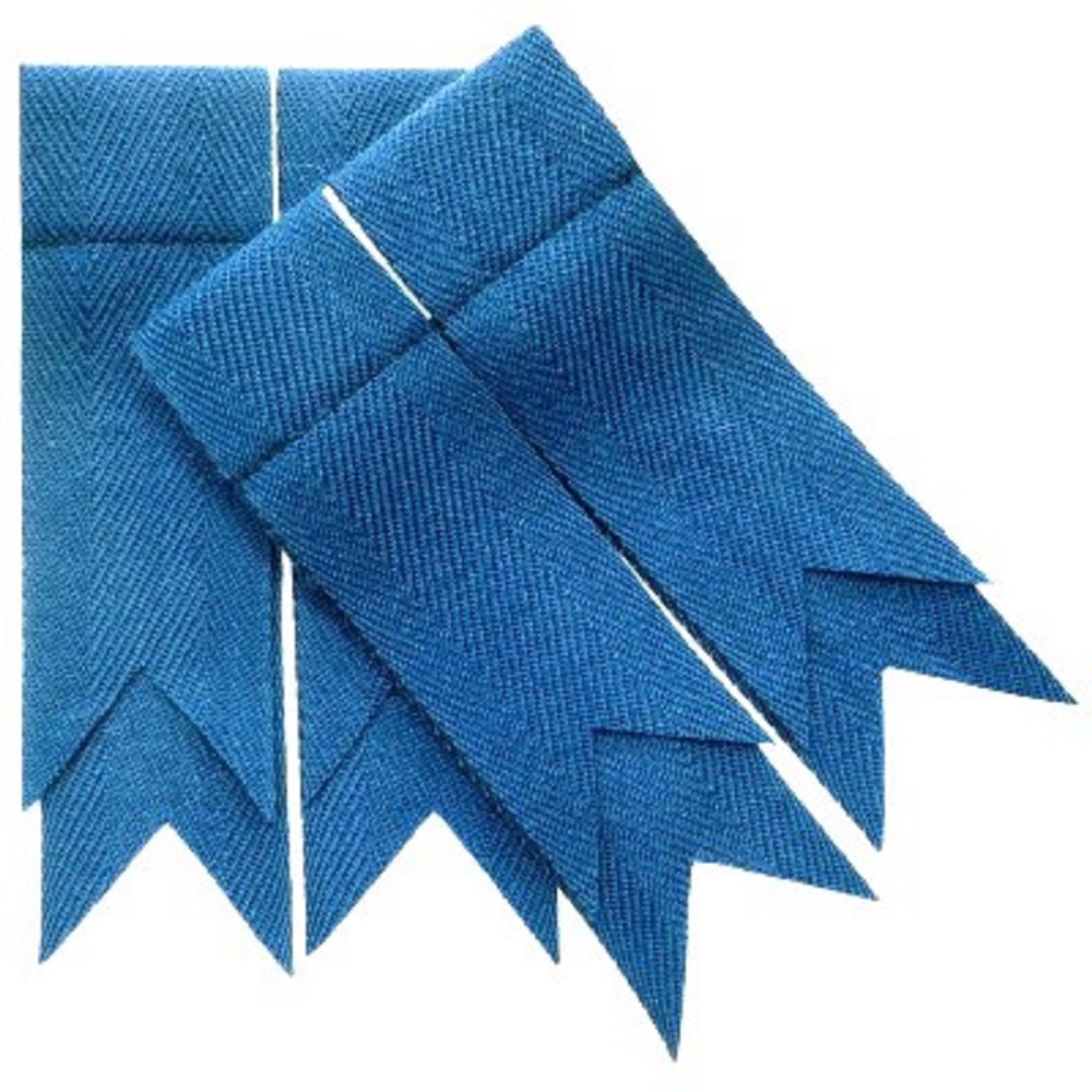 Flashes for Kilt Hose, ancient blue