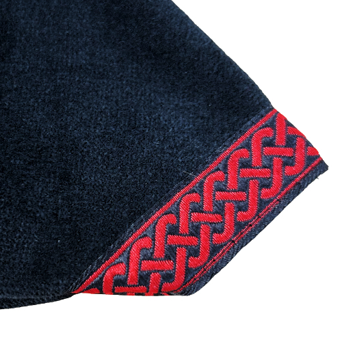 Celtic Braid, black-red