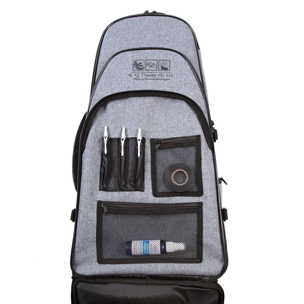 R.G. Hardie Deluxe Bagpipe Case, grey