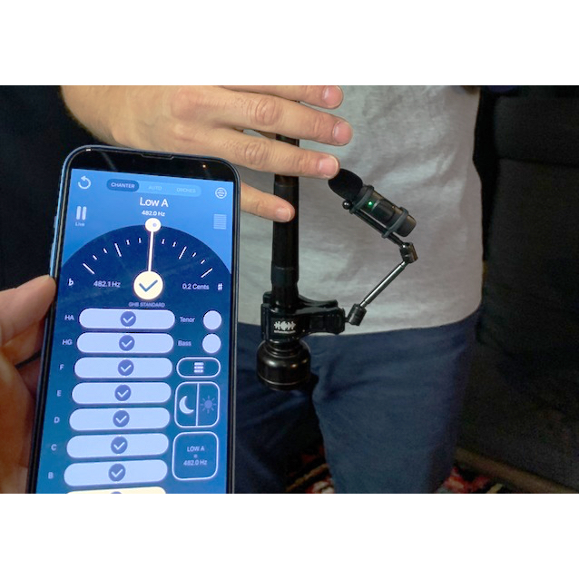 InTune Bagpipe Microphone - USB-C connector