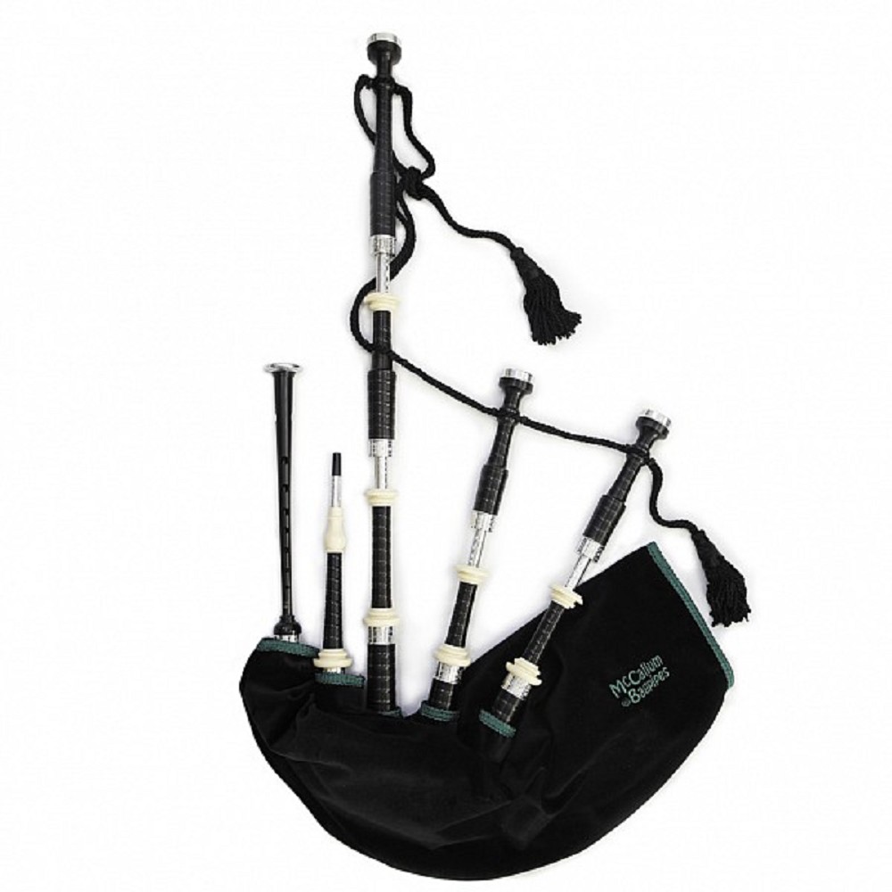 McCallum AB4 Blackwood Bagpipe - Thistle