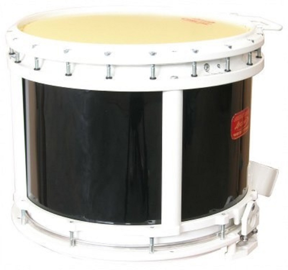 Andante Next Generation Reactor Snare Drum, White / Black Solid