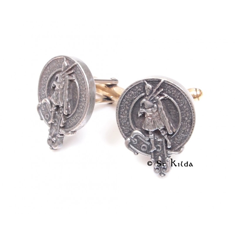 Gaelic Piper Cuff Links