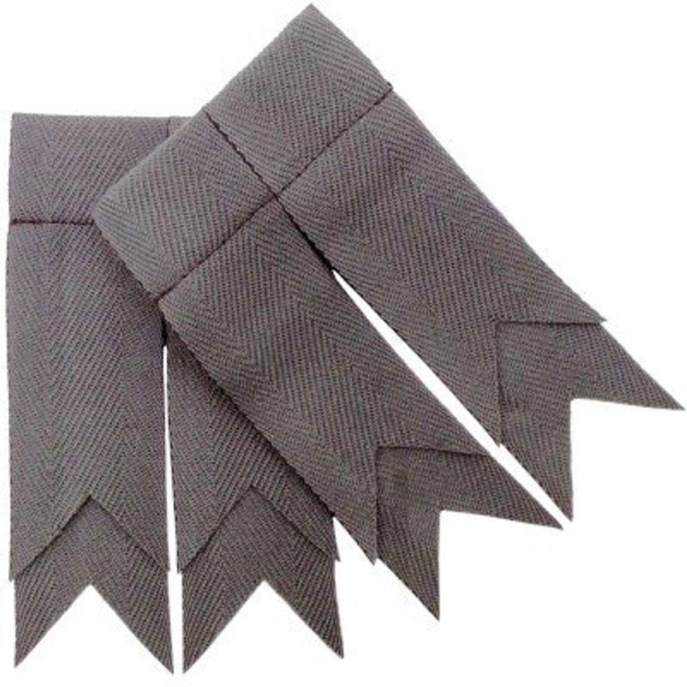 Flashes for Kilt Hose, grey