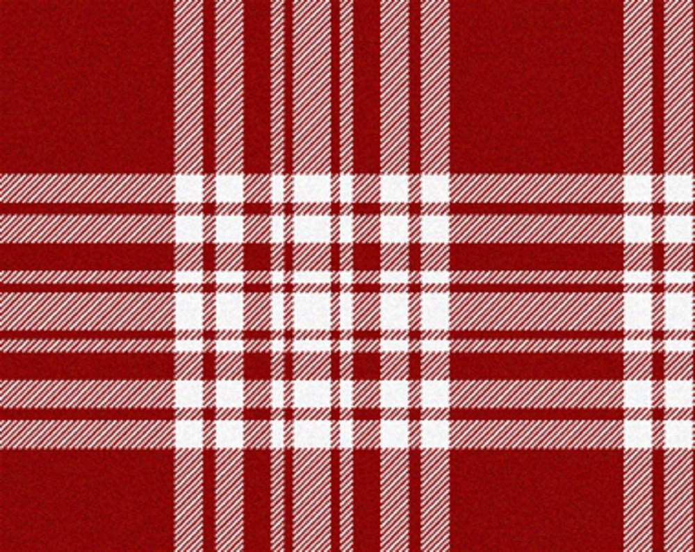 Menzies Red/White Dress Modern - Strathmore -T7 - Lightweight - DW