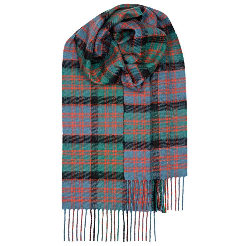 MacDonald Clan Ancient Lambswool Tartan Scarf
