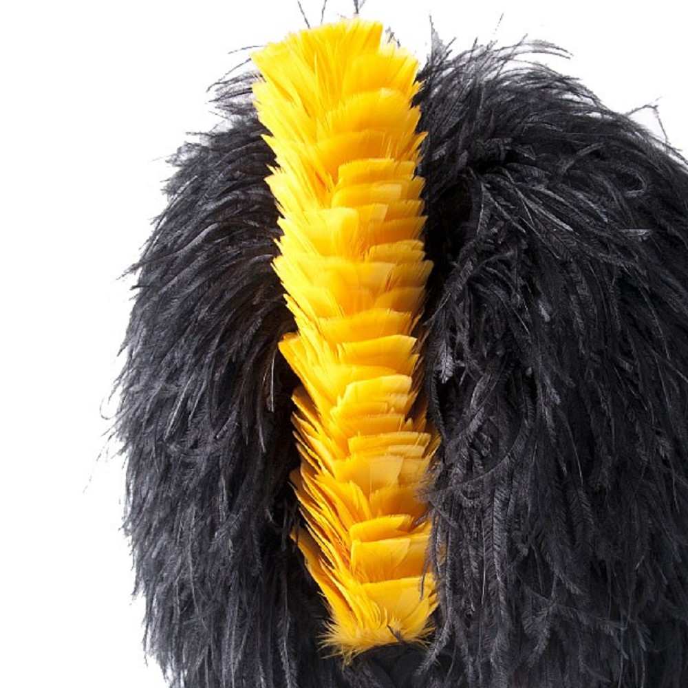 Hackle for Feather Bonnet, yellow