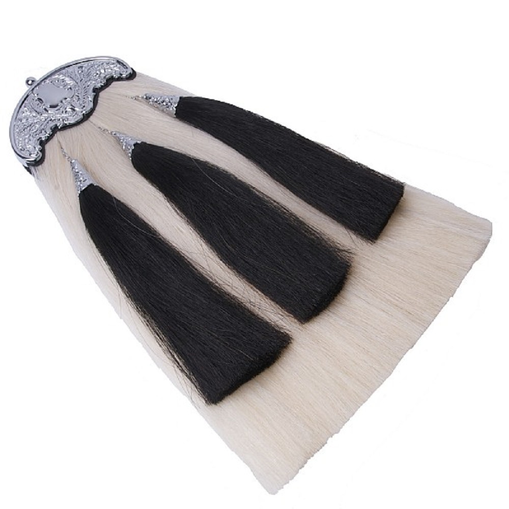 Sporran Crin de Cheval KMLHPB, 3 Tassels