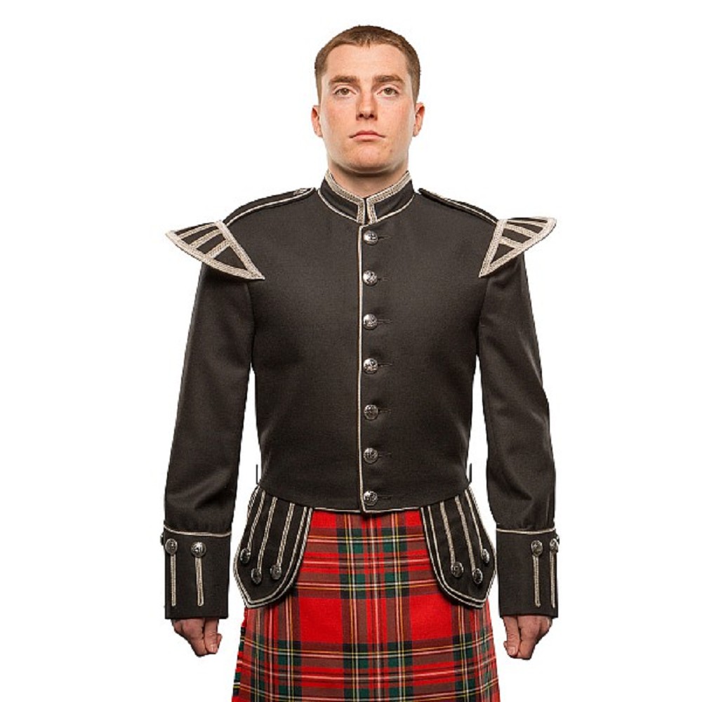MD1 Military Doublet Black/Silver