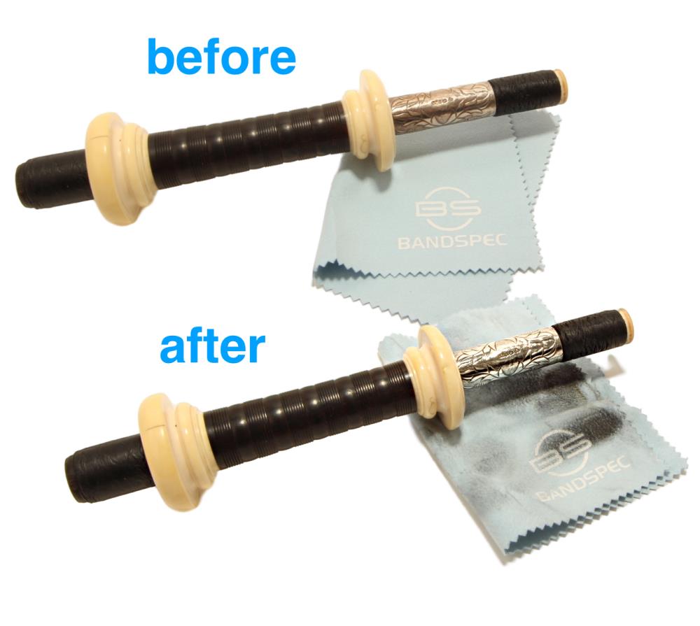 BandSpec Bagpipe Metal Polish Cloth