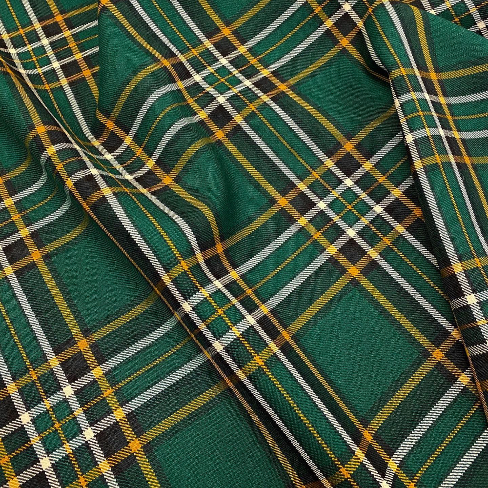 House of Edgar Irish Mediumweight Tartan Fabric