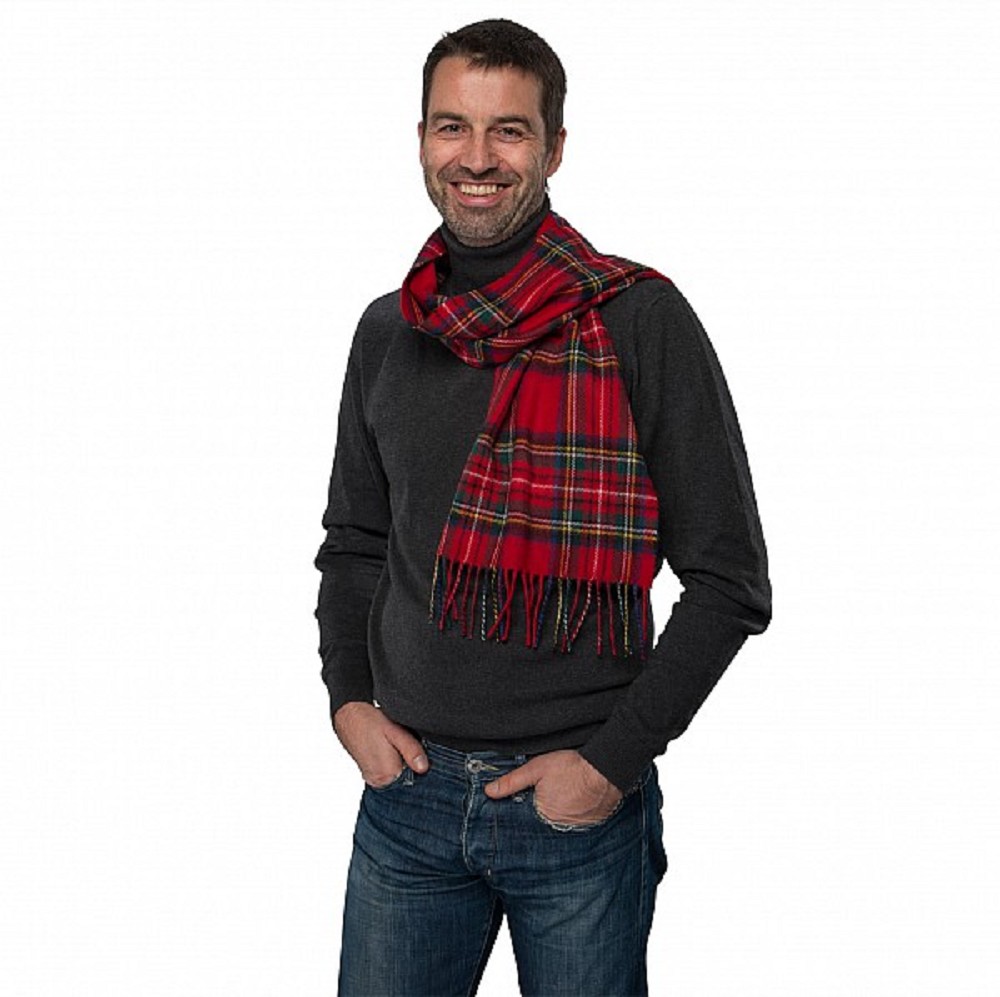 Royal Stewart Lambswool Tartan Scarf