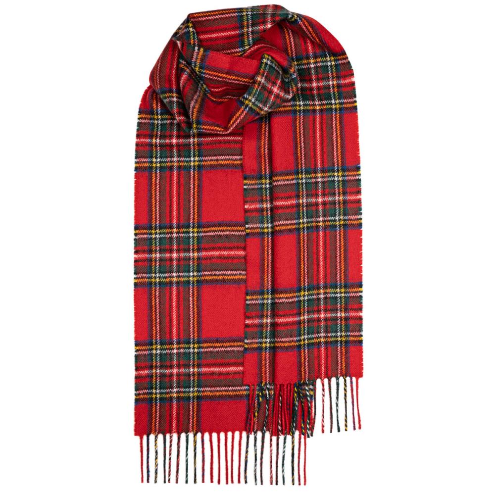 Stewart Royal Modern Lambswool Tartan Scarf