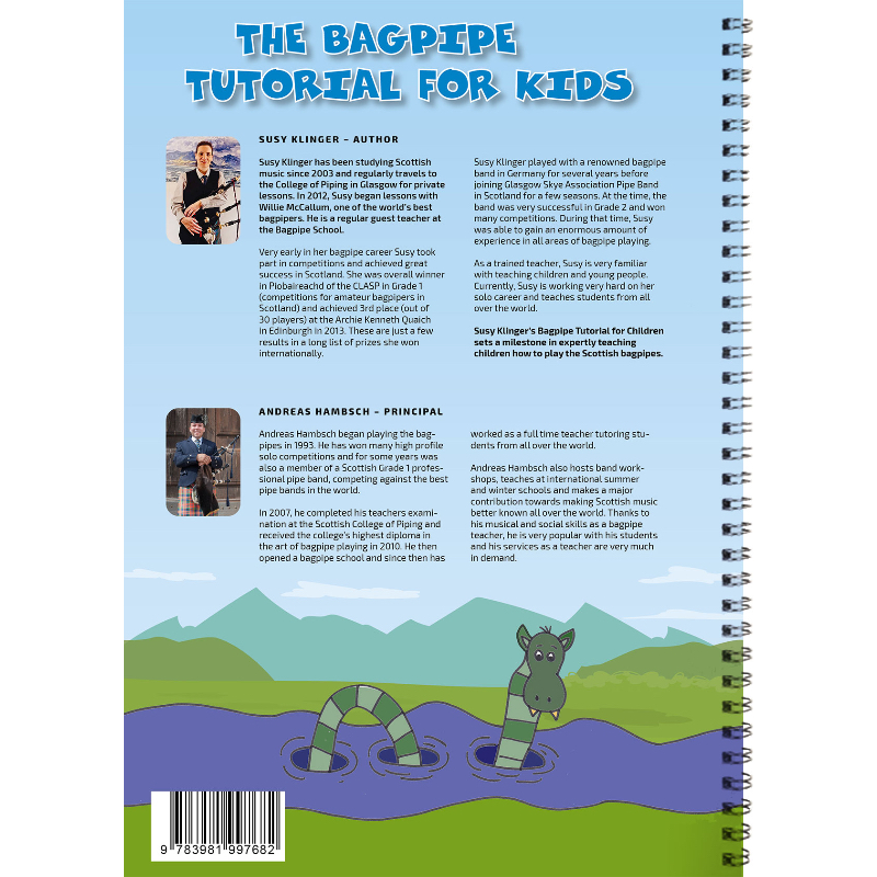 Bagpipe Beginner Set (English) for Kids 11+ yrs