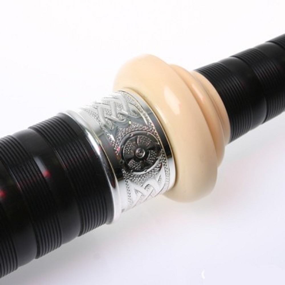 McCallum AB9-Half Silver Blackwood Bagpipe