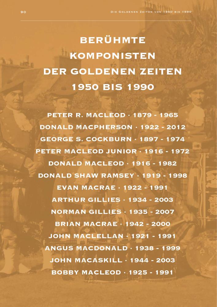 Geschichten und Geheimnisse der Dudelsackmusik - Band 2 - Die goldenen Zeiten 1950 bis 1990