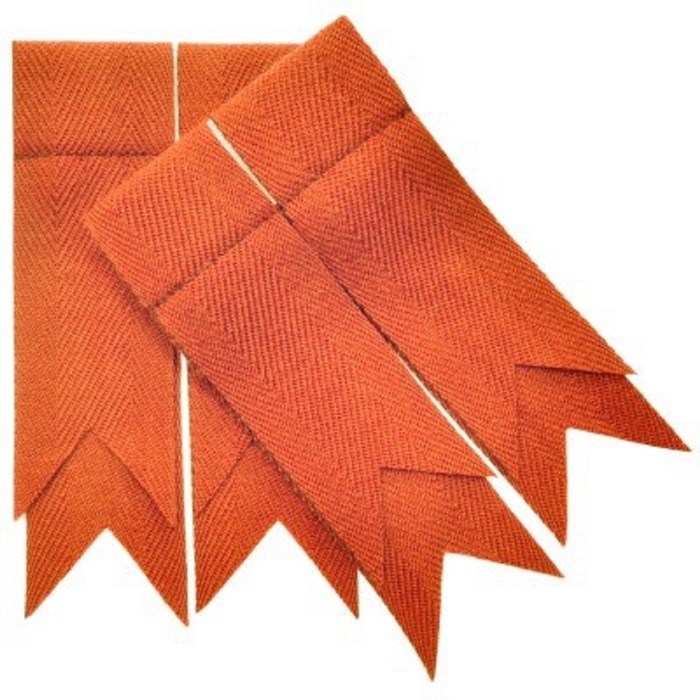 Flashes for Kilt Hose, ancient red